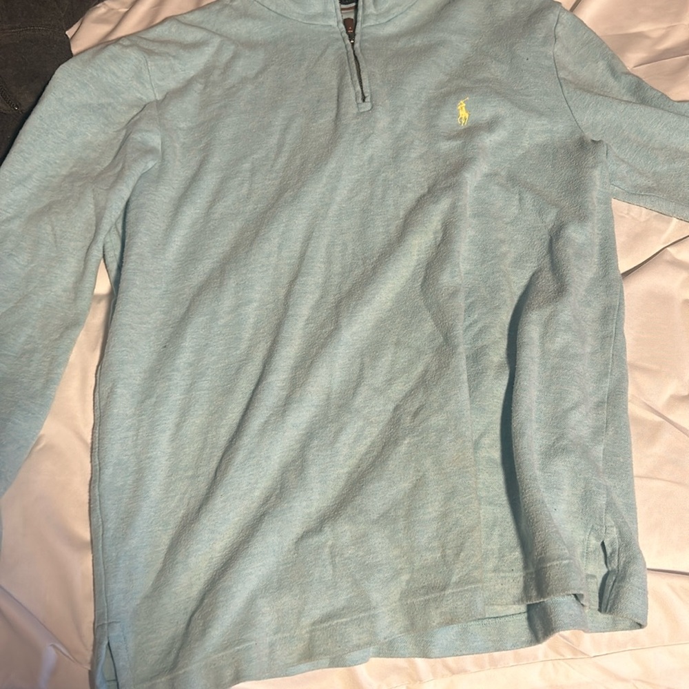 Men's Estate-Rib Cotton Quarter-Zip Pullover